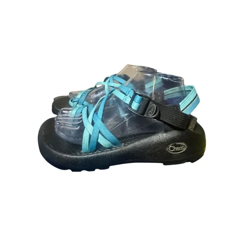 Chaco ZX/2 Classic Sandals Vibram Sole Women’s Sz W8 Blue Boho Summer Outdoor